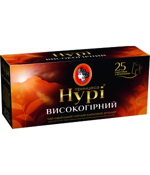 Чай чорний "Принцеса Нурі" Високогірний 25х2 г