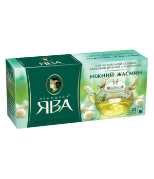 Чай зелений "Принцеса Ява" ніжний жасмин 25шт. х 1,8г (4823096806174)