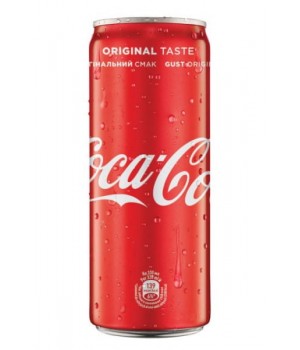 Напій газований Coca-Сola з/б 0,25 л