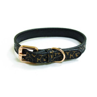 Croci Kalika Deco - ошейник Croci Kalika Deco для собак 1,5×35 см кожзам черный (8023222172678)