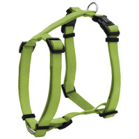 Croci Glossy H - шлея Croci Glossy H для собак 2×51-88 см кожзам лак/нейлон салатовая (8023222125612)