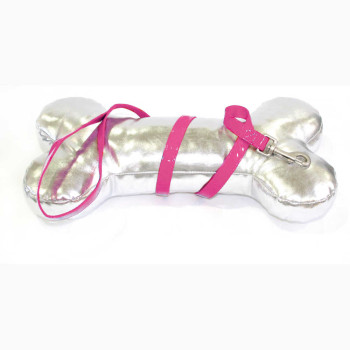 Croci Glossy - поводок Croci Glossy для собак 1×120 см кожзам лак/нейлон розовый (8023222067080)
