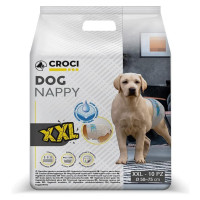 Croci Dog Nappy - подгузники Dog Nappy для собак весом 18-30 кг,10 шт XXL (40-62 см) (8023222169999)