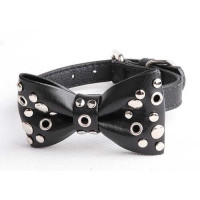 Croci Vanity - ошейник Croci Vanity для собак 1,5x35 см кожзам с мет. заклепками черный (8023222153776)