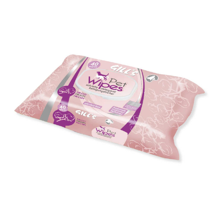 Салфетки гигиенические CROCI GILL'S Talc, 40 шт/уп