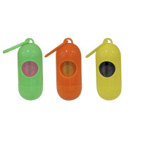 Брелок Croci MINIBAG Пігулка з пакетами для фекалій (117 шт/уп), 1 шт