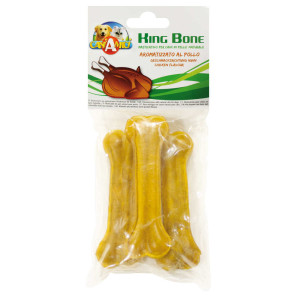 Кость Croci King Bone Chicken, 13см, 60гр, 3шт/уп