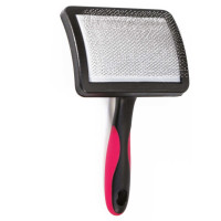 Пуходерка Croci Vanity з антистатиком і напиленням велика, 11,5х9см