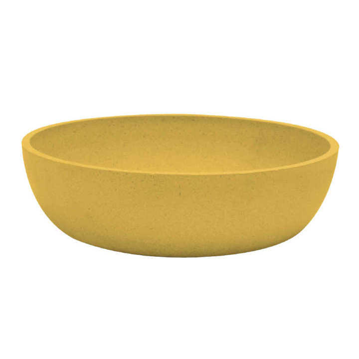 Миска CROCI Bamboo, бамбукове волокно, жовта, 1,6л, 21см