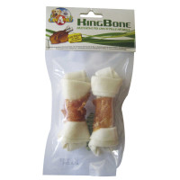 Кістка жилована вузлова Croci King Bone Chicken, з куркою, 11см, 30гр, 2шт/уп