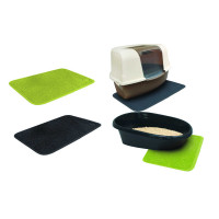 Килимок Croci під туалет для котів, 60x46см, (кольори: зелений або сірий), 1 шт