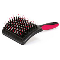 Пуходерка Croci Vanity с напылением и щетиной большая, 11,5х9см