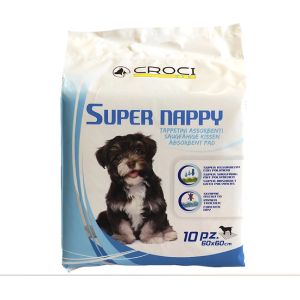 Croci Super Nappy - пелюшки Super Nappy для собак 60х60 10 шт (8023222012073)