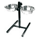 Стояк з мисками CROCI DINNER SET регульований, 2х25см, 2,9л