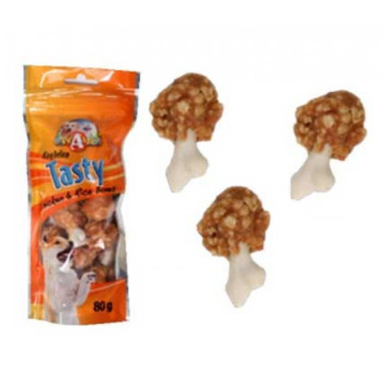 Croci Tasty Bones - косточки Кроки с курицей и рисом для собак 80 г
