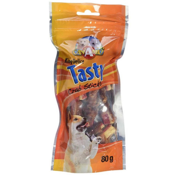 Croci Tasty Sticks - крабовые палочки Кроки с курицей для собак 80 г
