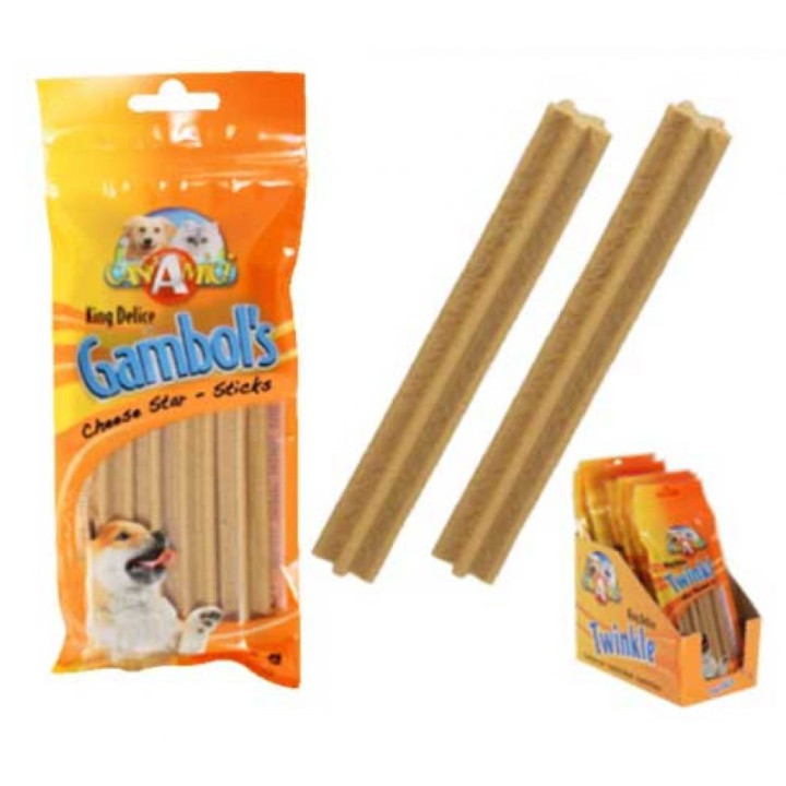 Croci Star Stick - жевательные палочки Кроки с сыром для собак Упаковка 4 шт