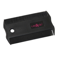 Гребінець двосторонній Croci Vanity густий для вичісування бліх, 5x8,5см