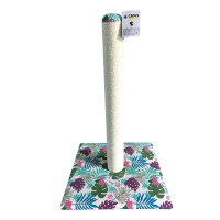 Когтеточка CROCI столбик на подставке (тропик), 40х40х62 см