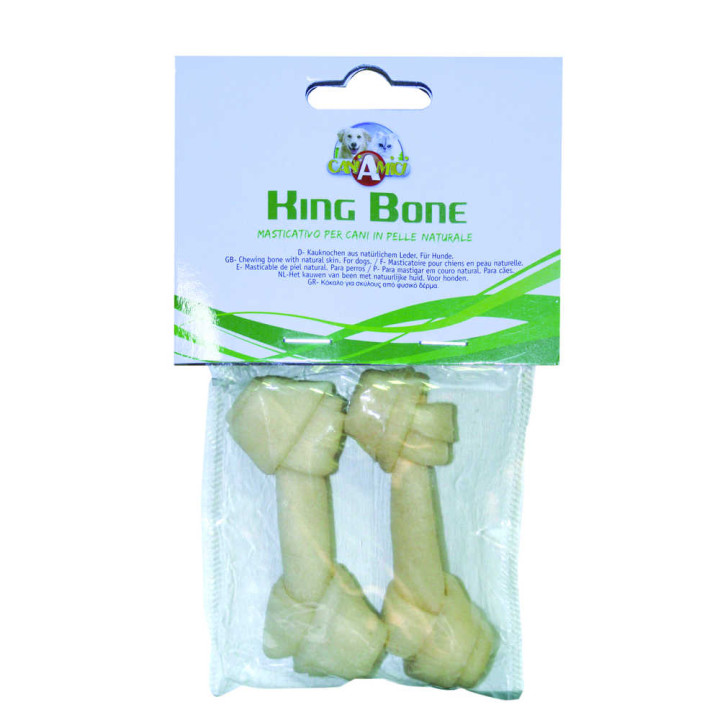Кістка жилована вузлова Croci King Bone Buffalo, 7,5см, 20 гр, 2шт/уп
