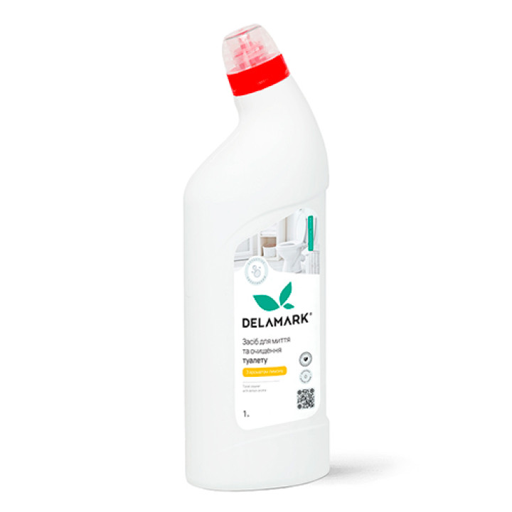 Средство для чистки унитаза DeLaMark с ароматом лимона 1 л