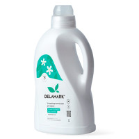 Кондиционер-ополаскиватель для белья DeLaMark с ароматом зелёного чая и жасмина 2 л