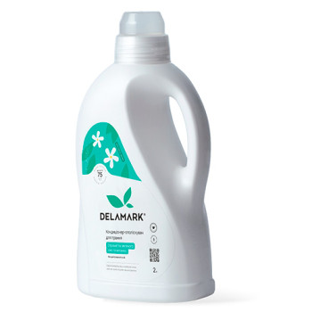 Кондиціонер-ополіскувач для білизни DeLaMark з ароматом зеленого чаю і жасмину 2 л Кондиціонер-ополіскувач для білизни DeLaMark з ароматом зеленого чаю і жасмину 2 л