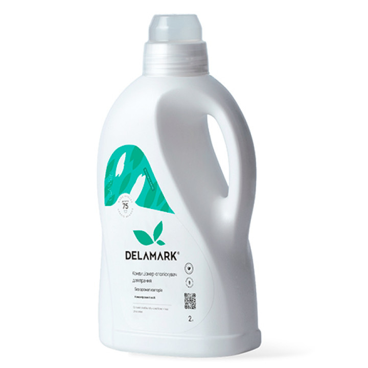 Кондиционер-ополаскиватель для белья DeLaMark без запаха 2 л