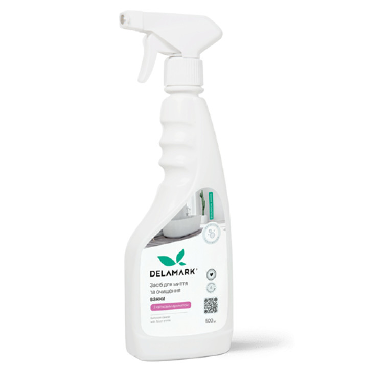 Средство для мытья ванной комнаты DeLaMark с цветочным ароматом 500 мл