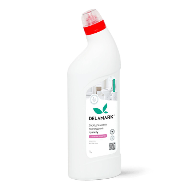Средство для чистки унитаза DeLaMark с цветочным ароматом 1 л