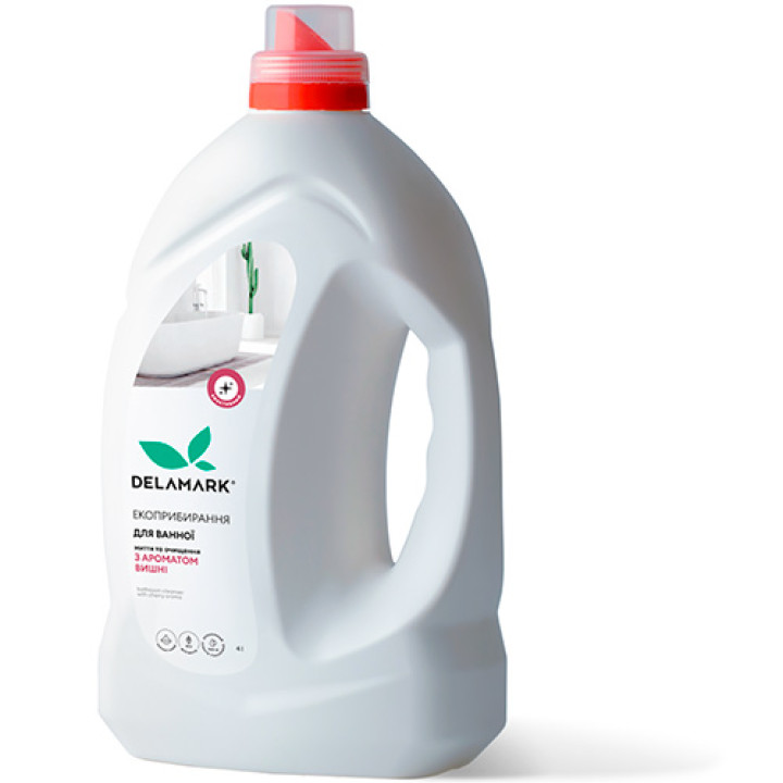 Универсальное средство для мытья ванной комнаты DeLaMark с ароматом вишни 4 л
