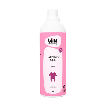Гель для стирки UIU для детских вещей без аромата 1 л