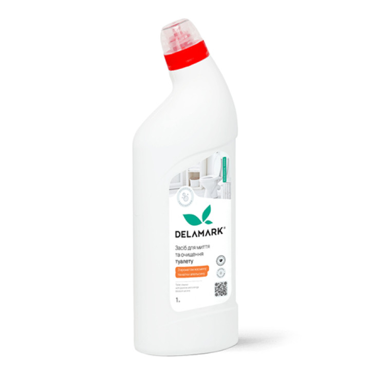 Средство для мытья туалета DeLaMark жасмин и апельсиновый цветок 1 л
