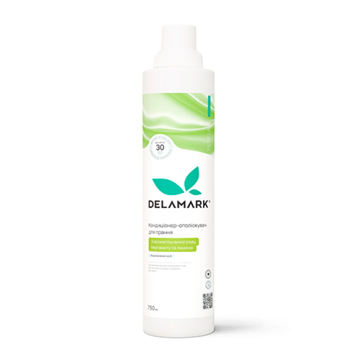 Кондиционер-ополаскиватель DeLaMark с ароматом винограда, бергамота и лимона 0,75 л