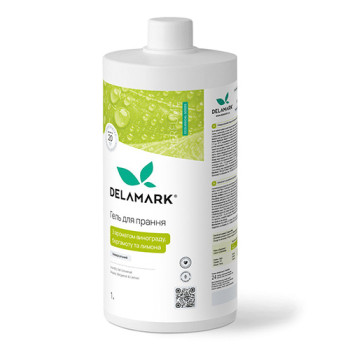 Гель для стирки универсальный DeLaMark с ароматом винограда, бергамота и лимона 1 л Гель для стирки универсальный DeLaMark с ароматом винограда, бергамота и лимона 1 л