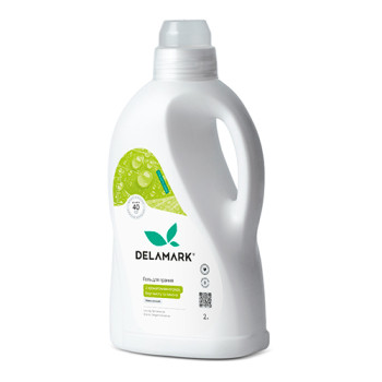 Гель для стирки универсальный DeLaMark с ароматом винограда, бергамота и лимона, 2 л