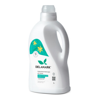 Кондиционер-ополаскиватель для белья DeLaMark с ароматом свежих трав карпатских гор, 2 л Кондиционер-ополаскиватель для белья DeLaMark с ароматом свежих трав карпатских гор, 2 л