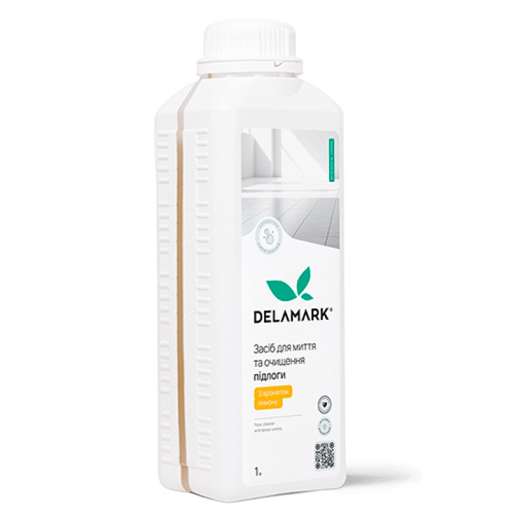 Засіб для миття підлоги DeLaMark з ароматом лимона 1 л