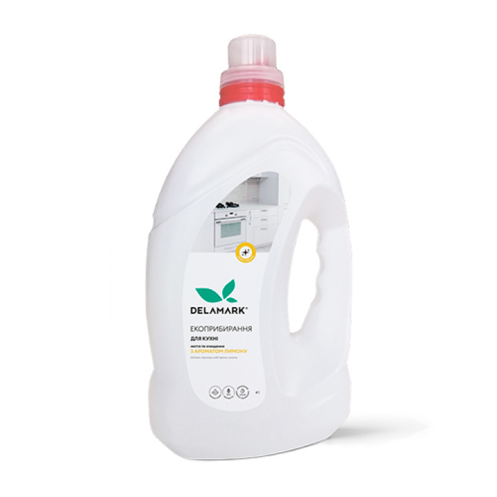 Засіб для миття кухні DeLaMark з ароматом лимона 4 л