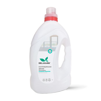 Засіб для миття скла DeLaMark зі свіжим ароматом 4 л Засіб для миття скла DeLaMark зі свіжим ароматом 4 л