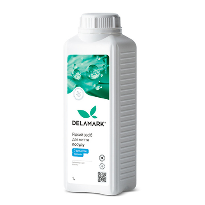 Рідкий засіб для миття посуду DeLaMark з ароматом лохини 1 л