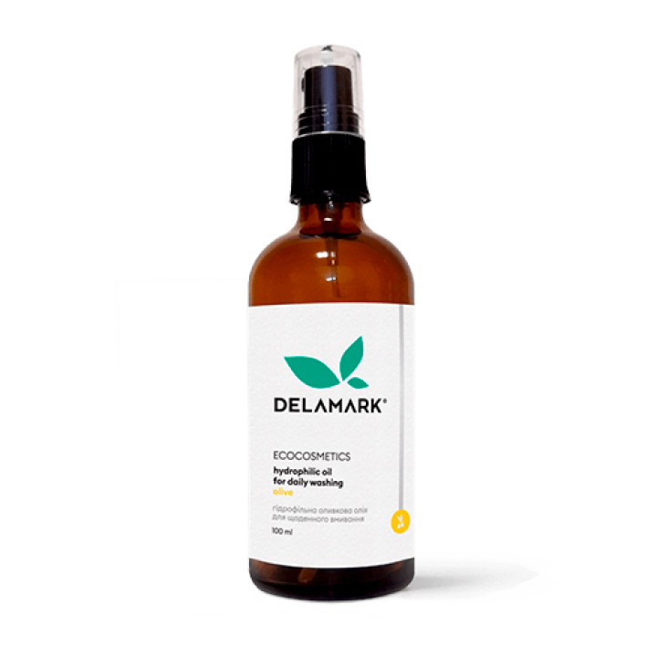 Гидрофильное масло для умывания DeLaMark оливковое 100 мл