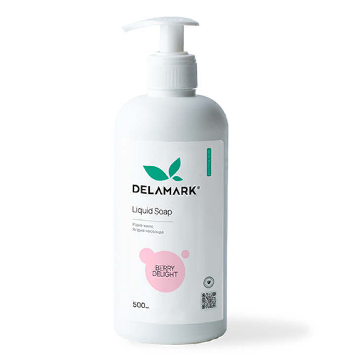 Рідке мило DeLaMark Ягідна насолода 500 мл