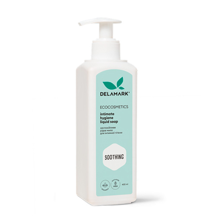 Рідке мило для інтимної гігієни DeLaMark заспокійливе 400 мл