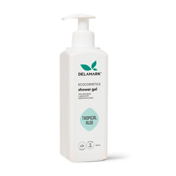 Гель для душу DeLaMark з ароматом тропічного алое 400 мл Гель для душу DeLaMark з ароматом тропічного алое 400 мл