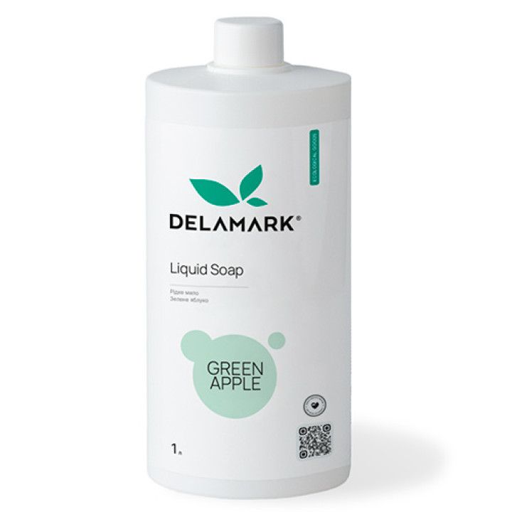 Жидкое мыло DeLaMark Зеленое яблоко 1 л