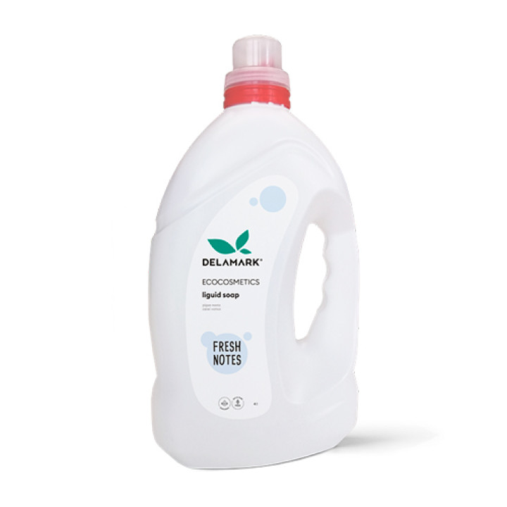Рідке мило DeLaMark Свіжі нотки 4 л
