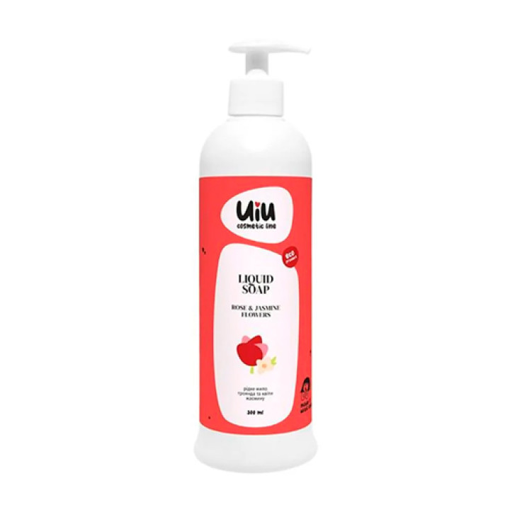 Рідке мило UIU Троянда & Квіти жасміна 300 мл