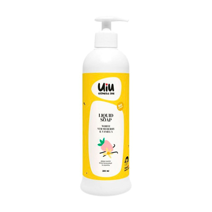 Жидкое мыло UIU Белая клубника & Ваниль 300 мл