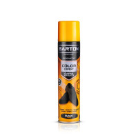 Фарба для взуття з замші, нубуку, велюру Barton Color Expert чорна (аерозоль) 300 мл